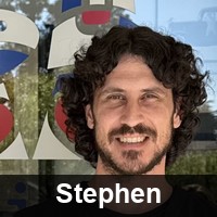 Staff photo of Stephen with the name "Stephen" in white text at the bottom.